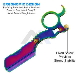 Rasoir de Barbier Professionnel Classique à Lame Droite pour un Rasage Précis, 4,8 Pouces, Qualité Salon, Rasoirs à Main pour Barbe, Shavette - Product Image 6