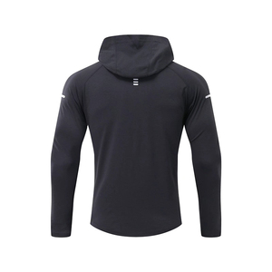 Mens Lightweight Athletic <b>Hooded</b> <b>Shirt</b> Long Sleeve Quick Dry Breathable Workout Running Pullover Sport Hoodie Pocket Casual 100% - Product Image 1