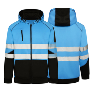 Sudaderas reflectantes de seguridad para control de tráfico y operaciones de almacén, sudaderas de trabajo transpirables para ventas - Product Image 1