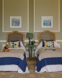 New Arrival Sustainable Handwoven Rattan <b>Headboard</b> Curved Shape Natural <b>Cane</b> Bed <b>Headboard</b> Handmade Boho Bedroom Wholesale - Product Image 3