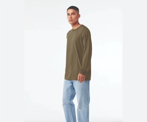 เสื้อยืดแขนยาวผู้ชายผ้าฝ้ายเนื้อนุ่มพิมพ์โลโก้แบบกำหนดเองคุณภาพพรีเมียมระบายอากาศได้ดีสไตล์ลำลองสตรีทแวร์ - Product Image 4