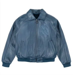 OEM Private Label Men Stock Drop Shipping Pu Leather <b>Jacket</b> - Product Image 6