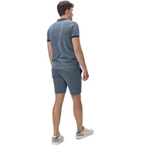 Nouveaux ensembles d'été pour hommes, polos et shorts, 100% fibre de bambou, respirants, vêtements décontractés à prix raisonnable - Product Image 6