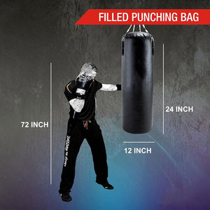 Sac de frappe de boxe professionnel, sac d'entraînement robuste, équipement de fitness pour la maison, salle de sport, entraînement de boxe - Product Image 6
