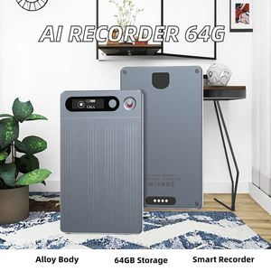 Grabadora de entrevistas AI Grabadora de voz con reducción de ruido de 64GB con función de voz <span class=keywords><strong>a</strong></span> texto tipo C - Product Image 3