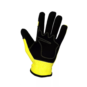 Guantes de Seguridad Industriales Resistentes para Mecánicos, Guantes de Trabajo de Cuero Resistentes a Impactos con Muñequera Elástica y Duradera - Product Image 3