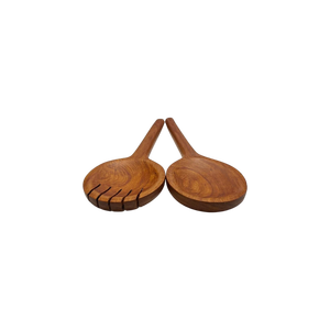 Juego de Cucharas de Madera al por Mayor, Resistentes al Calor, Ecológicas, Utensilios de Cocina de 2 Piezas, Color Natural, Logotipo Personalizado, Aptas para Lavavajillas - Product Image 1