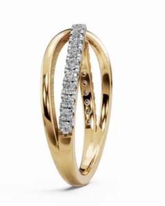 Joyería de Diamantes de 0.306 Quilates, 25 Piedras, Oro Sólido de 9k, 14k, 18k, Oro Amarillo, Rosa y Blanco, Piedras Preciosas Auténticas, Joyería Fina, Regalo Minimalista - Product Image 2