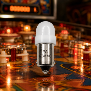 HYUGA <b>LED</b> Pinball Bulb 2 <b>SMD</b> 2835 Ba9s #44 #47 T4W 1445 Wedge No Flicker 6V/12V 0.4W Metal Base - Product Image 4