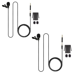 Micrófono de 5 Núcleos, 2 Piezas, Micrófono Lavalier, Omnidireccional, Condensador, 3.5mm, Micrófono Corporal - Product Image 1