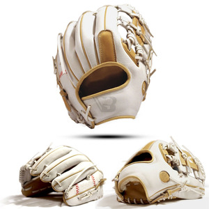 Gants de baseball tendance avec logo 3D personnalisé, nouveaux gants de capture respirants en cuir véritable pour équipes - Product Image 5