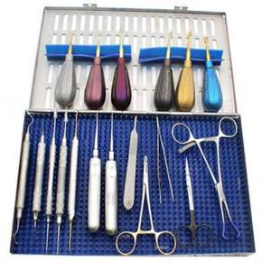 Juego de curetas Gracey de 20 piezas con microdentaduras, equipo quirúrgico manual de acero inoxidable para limpieza dental y relleno, marca Grip Surgical - Product Image 5