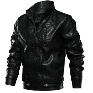 Chaqueta de Cuero Genuino para Hombre, Estilo con Cierre, Venta al Por Mayor, Nueva Chaqueta de Cuero Genuino con Cierre, Diseño de Moda - Product Image 2