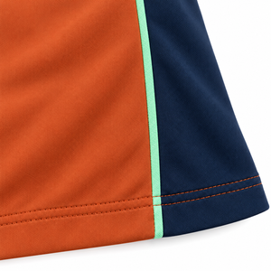 Men's Custom Terracotta Navy Eco-Friendly <b>Waterproof</b> Breathable Performance Style Color Blocked Quick Dry Sport <b>Shorts</b> - Product Image 6