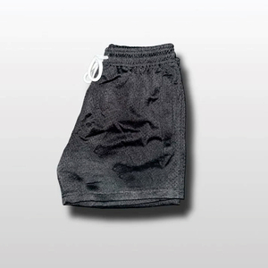 Shorts en coton/polyester pour hommes, imprimés par sublimation, respirants, séchage rapide, taille élastique, sport, décontractés, basketball, gym, personnalisés - Product Image 3