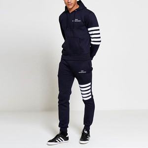 Ensemble de survêtement sportif personnalisé pour garçons, coupe-vent, respirant, chaud, avec fermeture éclair intégrale, couleur unie - Product Image 1