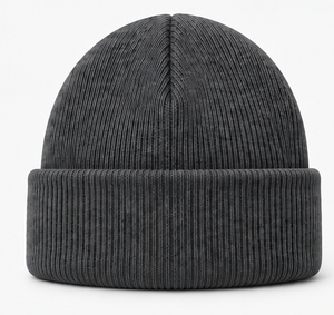 Gorros de punto para bebé, gorros de invierno con bordado personalizado, gorros cálidos con puños para niños, gorros suaves lisos con ribetes, gorros casuales para otoño y actividades al aire libre. - Product Image 3