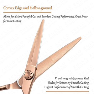 High Quality 7.5 Inch 440C Stainless Steel Barber Scissors Professional Hair Cutting Shears Sharp Blade Salon Beauty <b>Tool</b> - Product Image 4