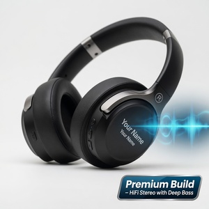 Casque sans fil supra-auriculaire pliable en gros, 65H d'autonomie, 6 modes d'égalisation, son stéréo HiFi, basses profondes, pour OEM/ODM - Product Image 5