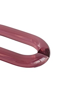 Cadena Decorativa de Resina Epoxi al por Mayor, Se Aceptan Tamaños Personalizados, Eslabones de Cadena de Alta Transparencia, Varios Colores, Cadena Decorativa de Eslabones - Product Image 2