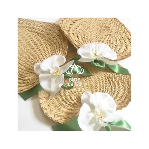TENDANCES ACTUELLES : Éventail en feuille de palmier pour de magnifiques souvenirs de plage estivaux et ventilateurs portables pour festivals en plein air - Product Image 1