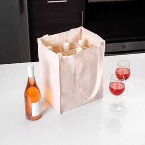 Bolsa de Lona de Algodón para Botellas, Bolsa de Regalo Premium Reutilizable - Product Image 6