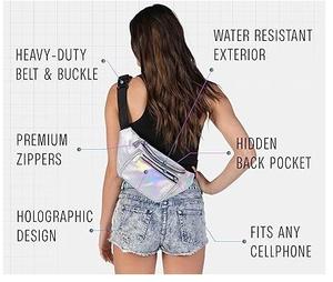 Sac banane Lulu en cuir véritable couleur unie, à faible MOQ, très populaire, pour le shopping, l'entraînement et les voyages, avec sangle réglable RABUSH - Product Image 4