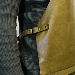 Tablier en cuir avec poches, style classique durable, pour la cuisine et le travail - Product Image 6