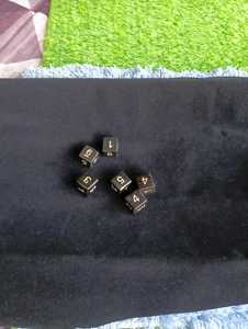 Dados de Juego Cúbicos de Cuerno de Búfalo Blanco Pulido Hechos a Mano de Alta Calidad, Diseño Personalizado, Tamaño de 10 mm, Resistentes al Agua, Logotipo Personalizado, Naturales - Product Image 6