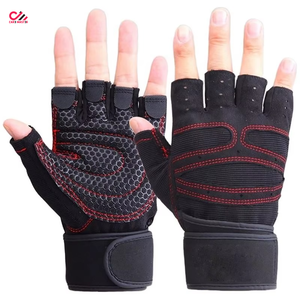 Gants de cyclisme respirants de qualité supérieure, demi-doigts, légers, anti-humidité, avec grip de sécurité et absorption des chocs pour VTT - Product Image 1