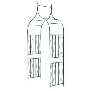 VidaxXL Ornement de plantes grimpantes en forme d'arche de jardin vert foncé - Product Image 1