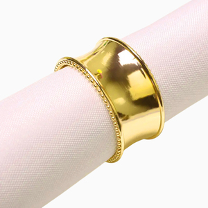 Modern Gold Geometric Metal Napkin Rings Durable Alloy Hollow <b>Square</b> Napkin Holders For Wedding Banquet Dining Table <b>Settings</b> - Product Image 5