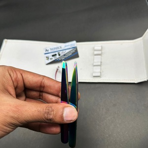 ชุดกรรไกรปลายแหลมหลากสีแบบใหม่ชุดกรรไกรเล็มคิ้วฤดูใบไม้ผลิแบบยั่งยืนเหล็กเป็นที่ต้องการสำหรับผู้ชื่นชอบ - Product Image 6