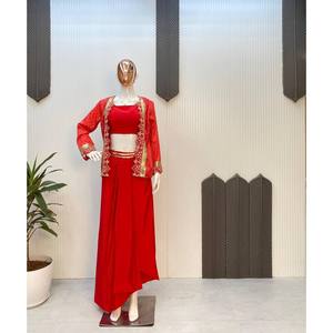 เสื้อ dhoti และ Koti สำหรับงานแต่งงานสไตล์แฟนซี - Product Image 6