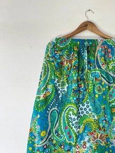 Falda larga india para mujer, falda de danza del vientre, falda hecha a mano con estampado paisley - Product Image 3