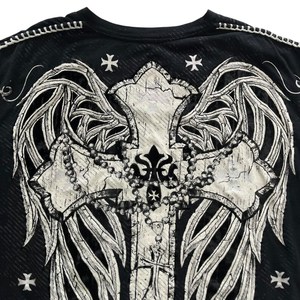 Nouveau T-shirt Vintage Streetwear Délavé à l'Acide Effet Vieilli Coupe Oversize 100% Coton Brut pour Hommes - Product Image 4