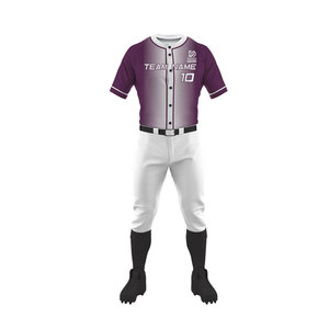 Uniforme de Béisbol de Poliéster 100% Transpirable de Secado Rápido con Impresión Digital y Diseño Personalizado, Servicio OEM de Nuevo Estilo, MOQ Bajo - Product Image 6