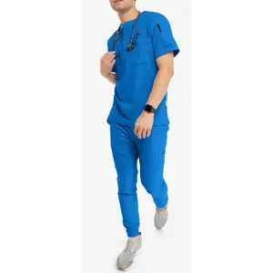 Nuove uniformi mediche di moda da uomo che allatta Scrub per jogging set uniformi maschili e femminili set di Scrub