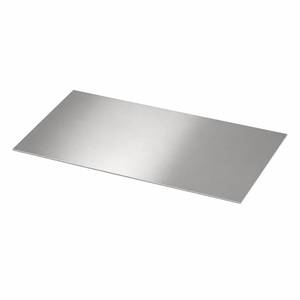 Assiette de service rectangulaire en métal poli, minimaliste, compatible lave-vaisselle - Product Image 5