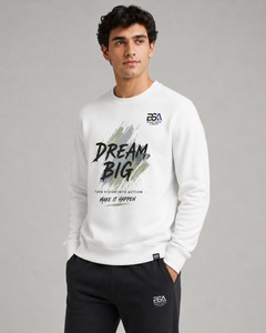 Sudadera de cuello redondo de forro polar transpirable de secado rápido, lisa y teñida, personalizada para invierno, con estampado de moda para hombre - Precio de ropa de invierno - Product Image 5