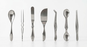 Juego de Utensilios de Acero Inoxidable Altomme Instruments, 5 Piezas, Herramientas Profesionales para Emplatar y Decorar para Chefs - Product Image 2