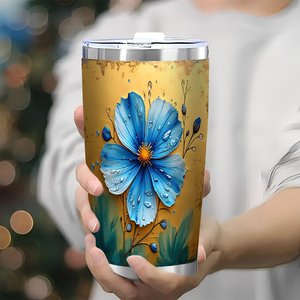 Double Wall Stainless Steel Tumbler 20oz Vacuum <b>Insulated</b> Leakproof Portable <b>Cup</b> Outdoor Travel Mug - Product Image 3