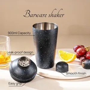 550 ML Stainless Steel Cocktail Shaker Professional Martini Mixer with Strainer Rust Resistant <b>Bar</b> <b>Tool</b> for Home Commercial Use - Product Image 4