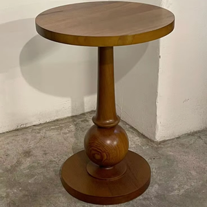 Muebles de comedor de madera maciza de mango diseñados en India, mesa de comedor redonda con pilar, rectangular, de Perfect Enterprises - Product Image 1
