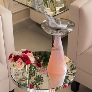 Quemador de incienso de resina de lujo con base cónica y tapa metálica de diseño moderno con malla. Porta Incienso Largo Árabe para Aromatizar el Hogar - Product Image 4