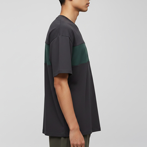 เสื้อยืดคอกลมไซส์ใหญ่พิเศษ ผ้าฝ้าย 100% สไตล์ลำลอง สีสันตัดกัน พิมพ์ลายโลโก้ตามสั่ง สำหรับผู้ชาย รุ่นใหม่ล่าสุดประจำปี 2026 เหมาะสำหรับใส่ในช่วงฤดูร้อน - Product Image 2
