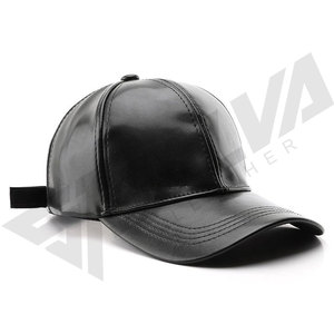 Nouvelle casquette de baseball en cuir PU imperméable pour adultes, couleur unie vintage, logo personnalisé, utilisation quotidienne, sports de plein air, protection solaire - Product Image 4