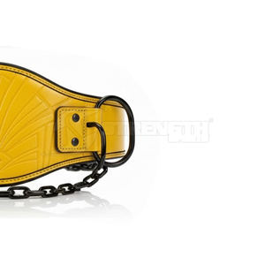 Ceinture de musculation de qualité supérieure, robuste, en cuir, avec chaîne, pour entraînement en salle de sport et musculation. - Product Image 5