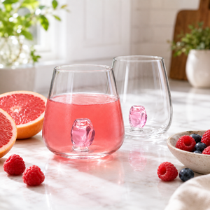 Handmade Borosilicate 300ml Clear Drinking Tumblers Lead-Free Whisky Water <b>Juice</b> <b>Glasses</b> Reusable Bulk - Product Image 6