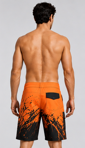 Wholesale <b>Mens</b> Boardshorts Custom Brand Quick Dry Swim <b>Trunks</b> Beach Shorts Surfing Swimwear Polyester Lightweight Comfortable - Product Image 4